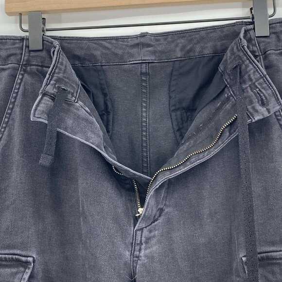 Uniqlo Mens Size S 27-30 Waist Denim Cargo Pants Dark Gray - Picture 8 of 14